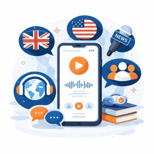 پادکست انگلیسی سطح متوسط